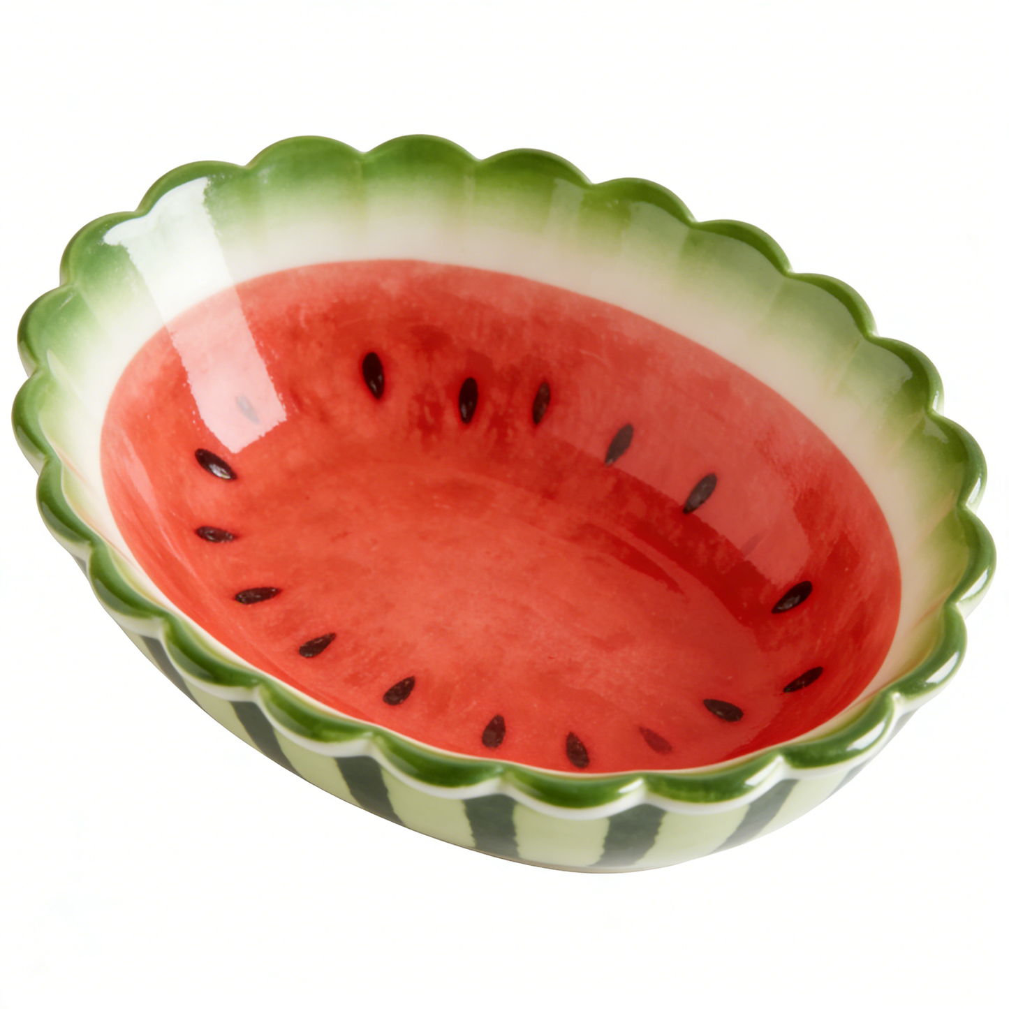 3D Watermelon Ceramic Bowl
